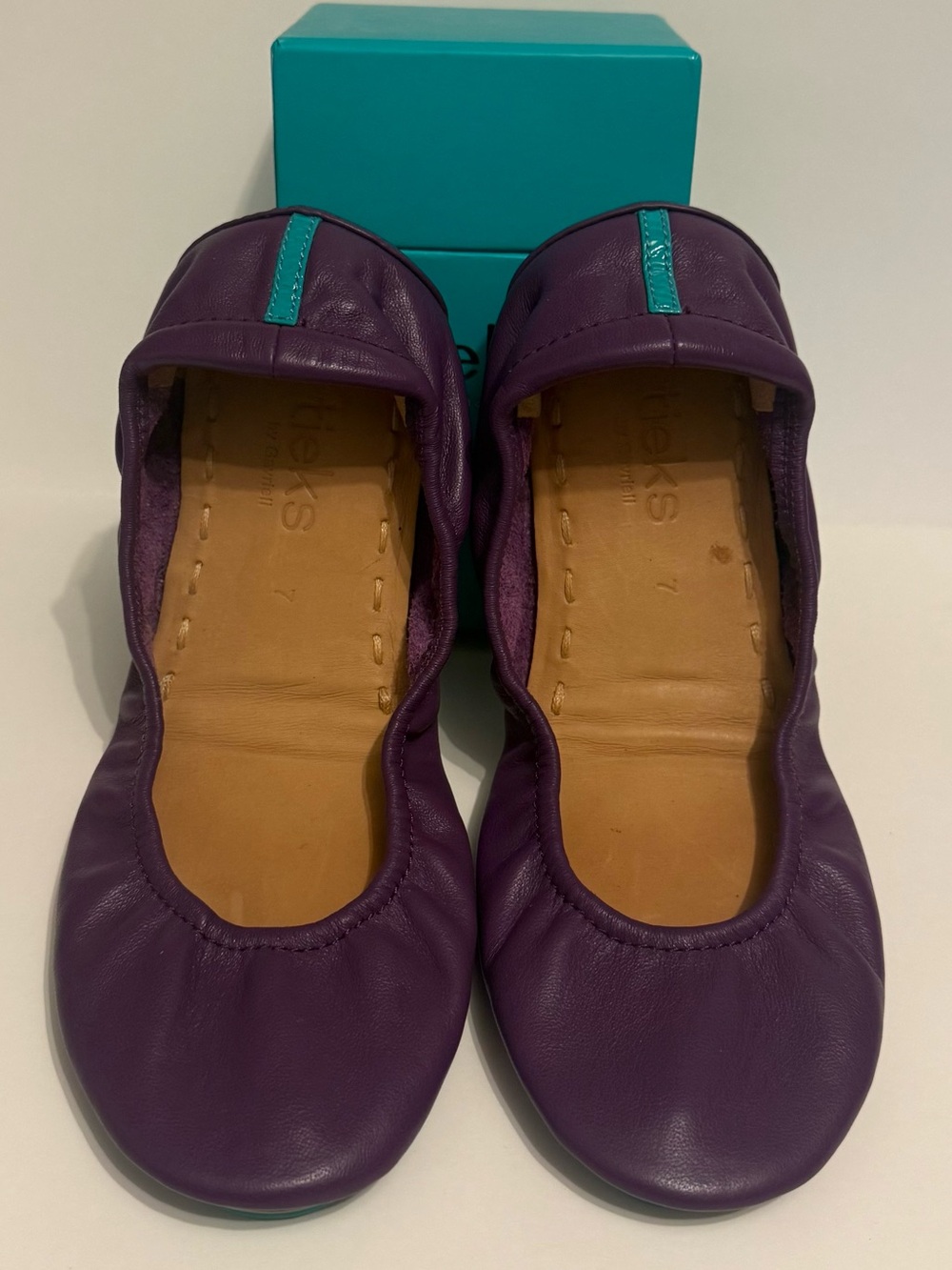 Tieks by Gavrieli Lilac Flats 7 Worn Once Box Included
